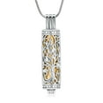 thumbnail image 1 of Urn Necklace for Ashes with Hollow Vial Cylinder Cremation Jewelry for Ashes Tree of Life Memorial Jewelry Gifts for Women Men Ashes Necklace Lockets Ashes Holder, 1 of 6