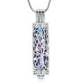 thumbnail image 1 of Urn Necklace for Ashes with Hollow Vial Cylinder Cremation Jewelry for Ashes Tree of Life Memorial Jewelry Gifts for Women Men Ashes Necklace Lockets Ashes Holder, 1 of 6