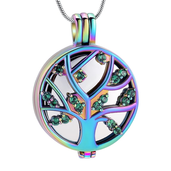 Urn Necklace for Ashes Tree of Life Cremation Jewelry for Ashes Memory Jewelry for Women Men Memorial Necklace Urn