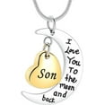 thumbnail image 1 of Urn Necklace for Women Men-I Love You To The Moon and Back-Stainless Steel Cremation Jewelry for Human Ashes, 1 of 7