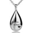 thumbnail image 1 of Urn Necklaces for Ashes, Cremation Necklack for Ashes, Urn Necklaces for Ashes for Women, Cremation Jewelry Locket Stainless Steel Keepsake Waterproof Memorial Pendent, 1 of 5