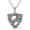 thumbnail image 1 of DOLIOX Urn Necklaces for Ashes Sterling Silver Cremation Urn Necklaces Memorial Keepsake With Filling Tool, 1 of 10