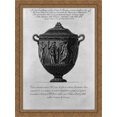 thumbnail image 1 of Urn vase with Bacchae and Divinity 28x38 Large Gold Ornate Wood Framed Canvas Art by Giovanni Battista Piranesi, 1 of 2