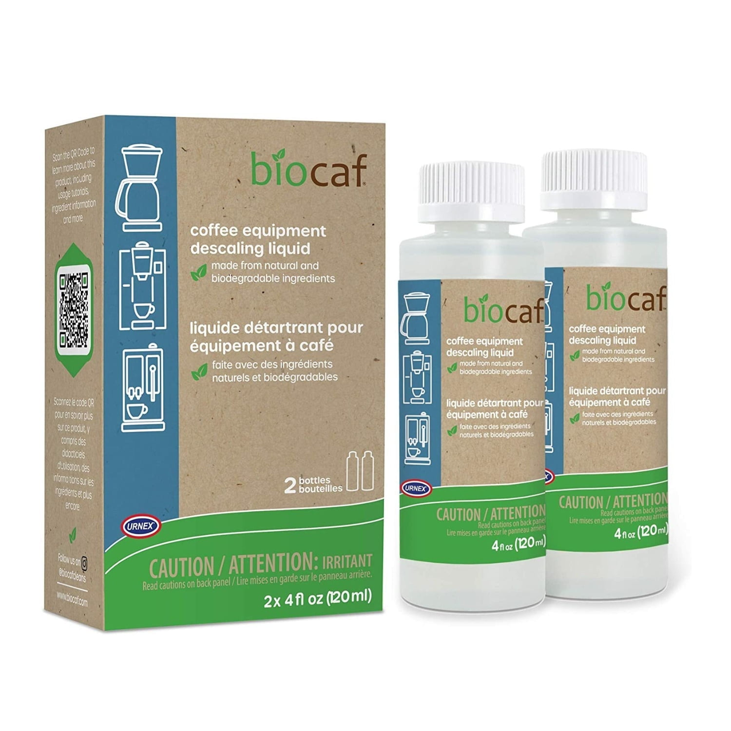 Urnex Biocaf Coffee Equipment Descaling Liquid