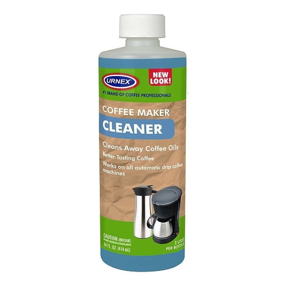 Urnex Coffee Maker Cleaner,14 oz,Bottle,Liquid 6019U