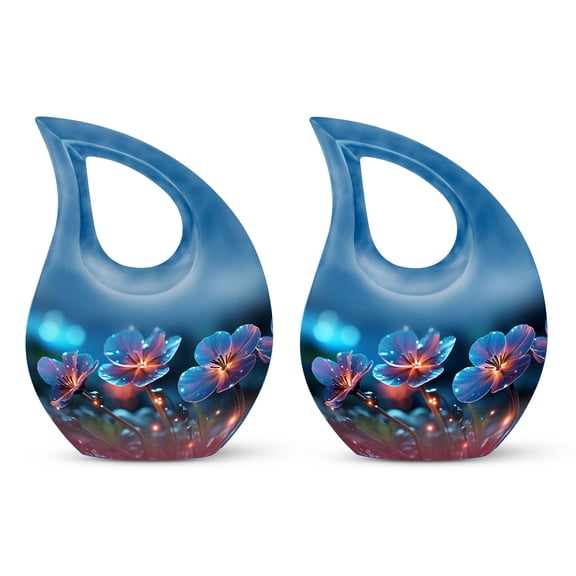 Urns for Ashes Adult Female & Male - Small Urns for Human Ashes - Human Cremation Urns - Dual Urns for Human Ashes - Funeral Ashes Container - Miniature Urn (Size -3 Inch,2Pcs)