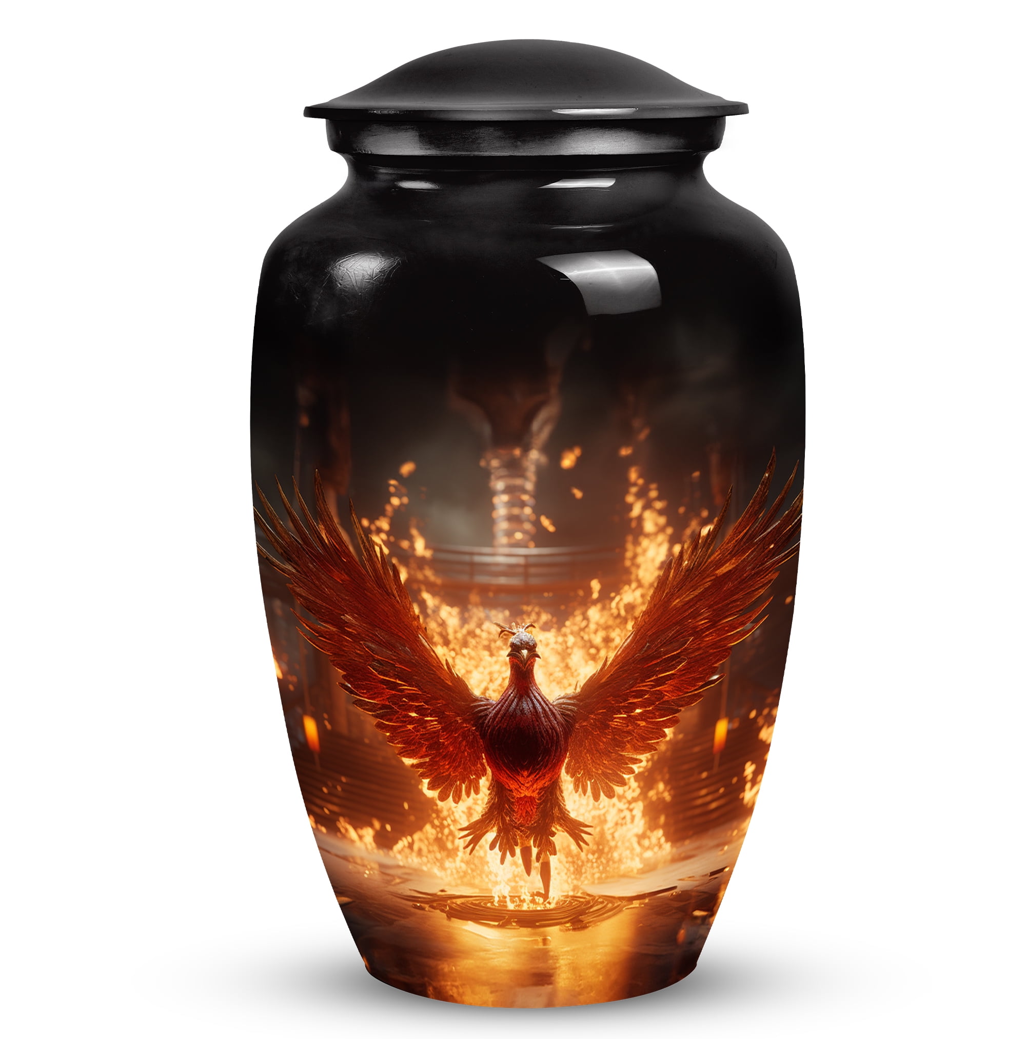 Urns For Human Ashes Large Red Phoenix Urns For Human Ashes Adult