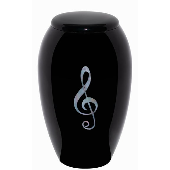 UrnsDirect2U Ebony Music Adult Urn