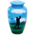 thumbnail image 1 of Urnsdirect2U Down The Middle Golfer Cremation Urn, 220 Cu In, 1 of 2