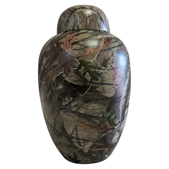 Urnsdirect2u Dometop Woodland Camo, 220 CI