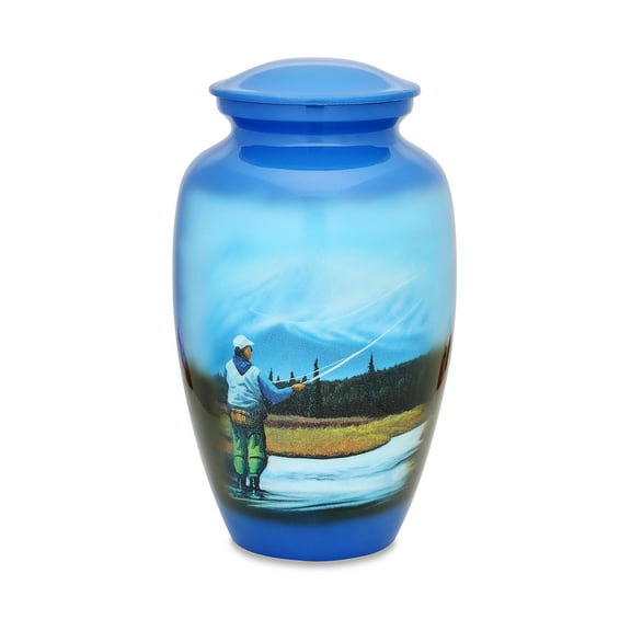 Urnsdirect2u Fly Fishin Adult Urn