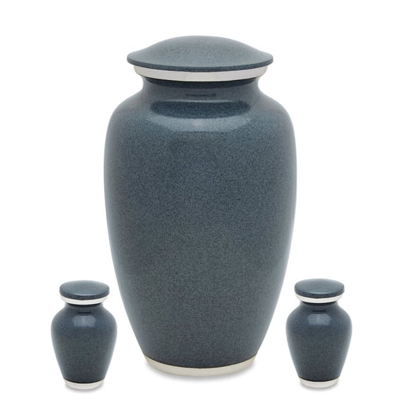 Urnsdirect2u Slate Gray Adult Urn with 2 Tokens