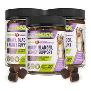 UroMAXX Dog Urinary Tract Infection Treatment, Bladder & Kidney Support for Dogs, Powerful Pet Care, Natural Soft Chews with Cranberry & Glucosamine, Made in The USA, Chicken Flavor, 90 Count, 3 Pack