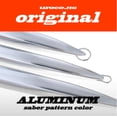 thumbnail image 1 of Uroco Original Slow Pitch Vertical Jigging Fishing Jig - Aluminum Saber Pattern 80g, 1 of 3