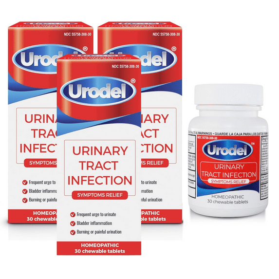 Urodel Comfort Support Formula – 30 Natural Chewable Tablets (3-Pack)
