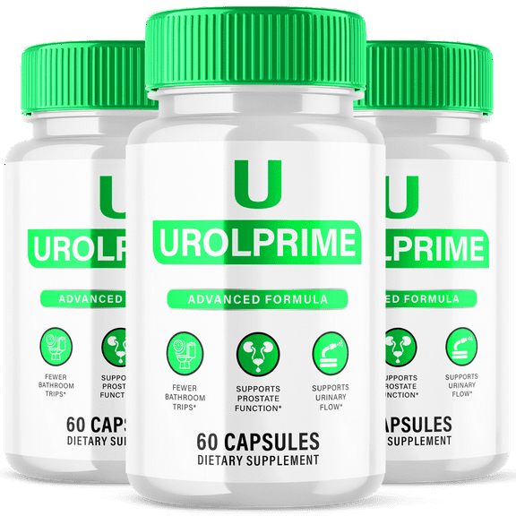 Urolprime Advanced Formula Bladder Support Capsules All Natural Vitamin Supplement 180 Capsules