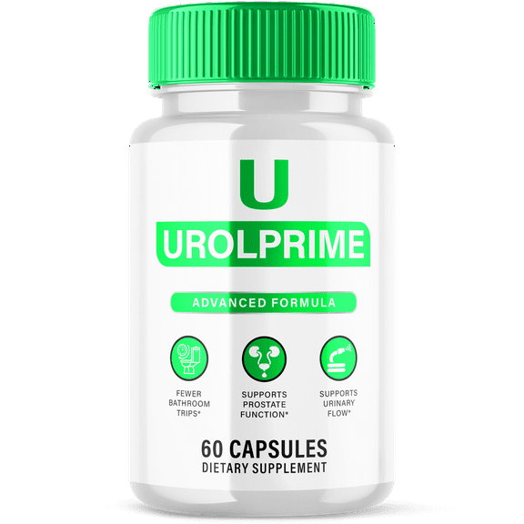 Urolprime Advanced Formula Bladder Support Capsules All Natural Vitamin Supplement 60 Capsules