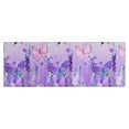 thumbnail image 1 of Urple Butterfly Flower Pattern Kitchen Rug Mat,Kitchen Runner Rugs Non Skid Washable,Decorative Kitchen Floor Mats for Kitchen,Sink,Laundry,17"X47", 1 of 5