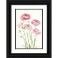 thumbnail image 1 of Urquhart, Elizabeth 11x14 Black Ornate Wood Framed with Double Matting Museum Art Print Titled - Light and Bright Floral V, 1 of 4