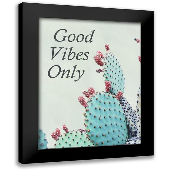 Urquhart, Elizabeth 12x14 Black Modern Framed Museum Art Print Titled - Good Vibes Only