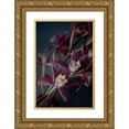 thumbnail image 1 of Urquhart, Elizabeth 13x18 Gold Ornate Wood Framed with Double Matting Museum Art Print Titled - Dark Orchid III, 1 of 4