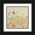 thumbnail image 1 of Urquhart, Elizabeth 15x15 Black Ornate Wood Framed with Double Matting Museum Art Print Titled - Falling Queen Annes Lace II Crop Sepia, 1 of 4