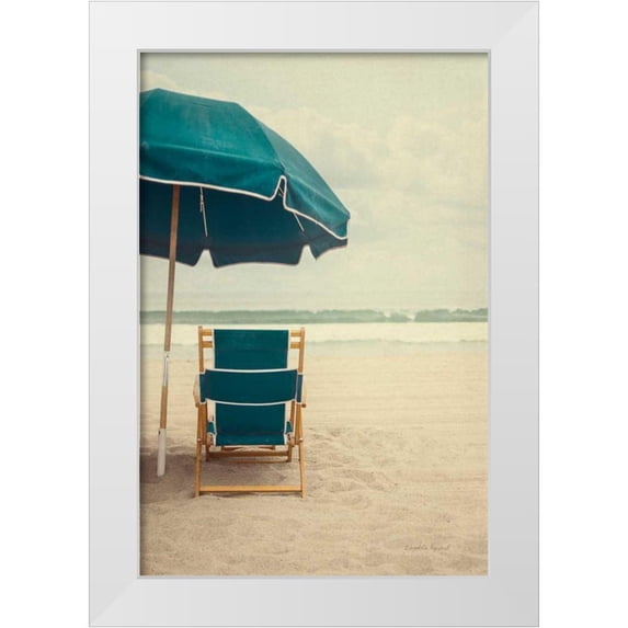Urquhart, Elizabeth 17x24 White Modern Wood Framed Museum Art Print Titled - Under the Umbrella II