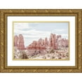 thumbnail image 1 of Urquhart, Elizabeth 18x13 Gold Ornate Wood Framed with Double Matting Museum Art Print Titled - Day Hike II, 1 of 4
