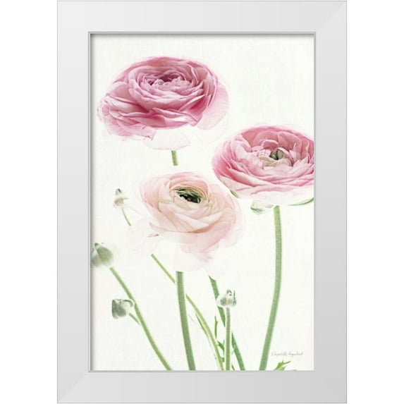 Urquhart, Elizabeth 23x32 White Modern Wood Framed Museum Art Print Titled - Light and Bright Floral VI