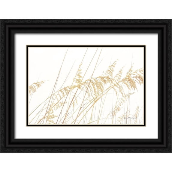 Urquhart, Elizabeth 24x17 Black Ornate Wood Framed with Double Matting Museum Art Print Titled - Blowing in the Wind I