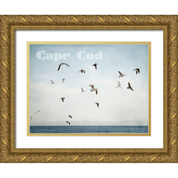 Urquhart, Elizabeth 24x19 Gold Ornate Wood Framed with Double Matting Museum Art Print Titled - Cape Flight