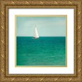 thumbnail image 1 of Urquhart, Elizabeth 26x26 Gold Ornate Wood Framed with Double Matting Museum Art Print Titled - Mint Cottage Days III Crop, 1 of 4