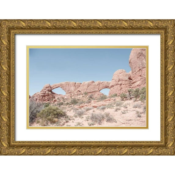 Urquhart, Elizabeth 32x23 Gold Ornate Wood Framed with Double Matting Museum Art Print Titled - Day Hike IV