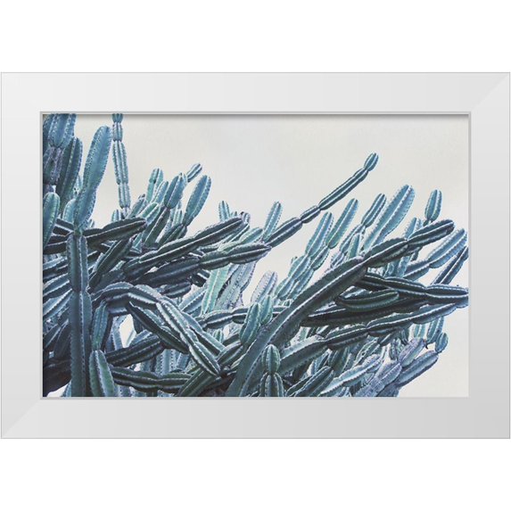 Urquhart, Elizabeth 32x23 White Modern Wood Framed Museum Art Print Titled - Green Crush VII