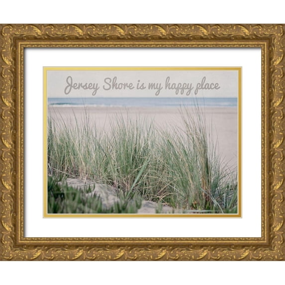 Urquhart, Elizabeth 32x25 Gold Ornate Wood Framed with Double Matting Museum Art Print Titled - Jersey Happiness