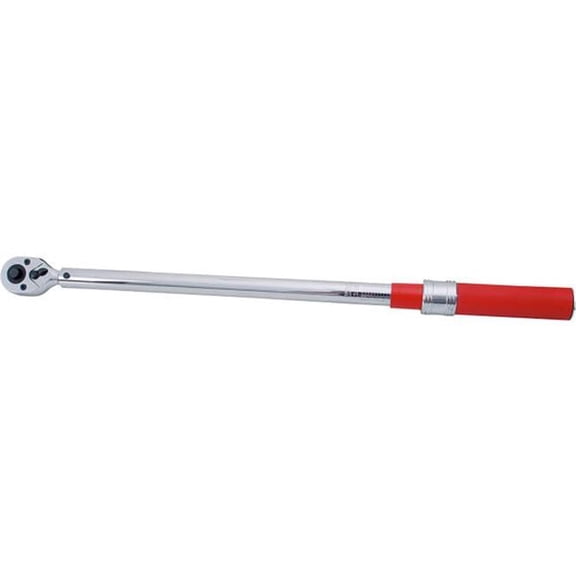 Urrea Professional Tools B3152701 One Scale 0.5 in. Drive 30-250 ft., 23.75 in. Click Torque Wrench, Silver