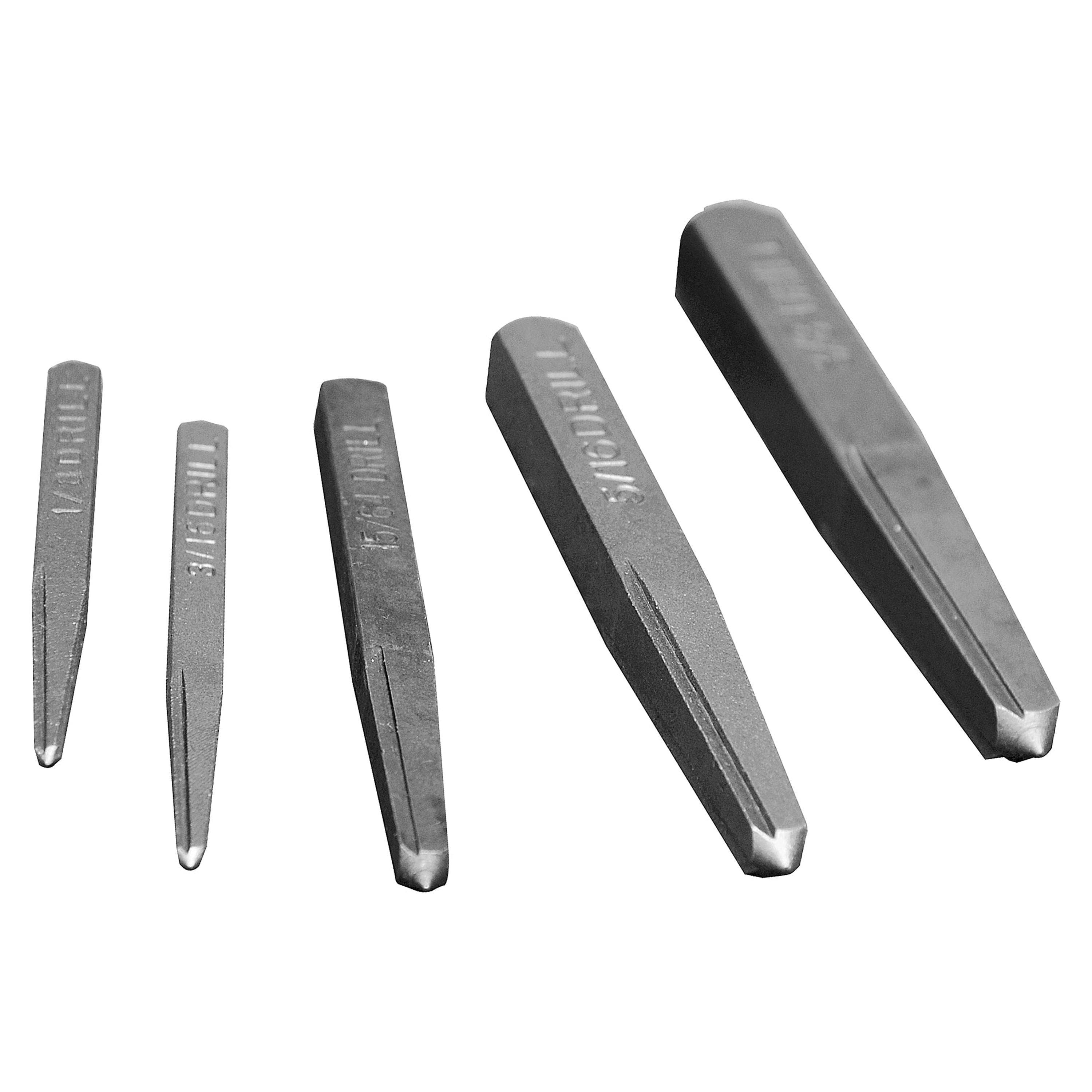 Urrea Straight Flute Extractor Set, 5 Pieces