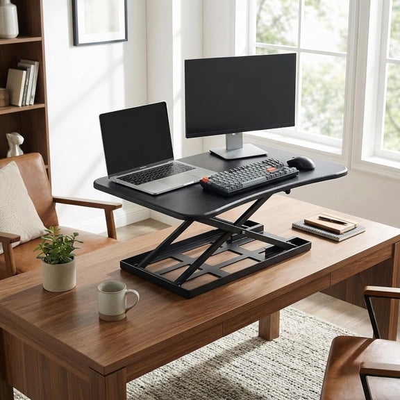 Ursa Height Adjustable Standing Desk Converter for Office and Home Workstation