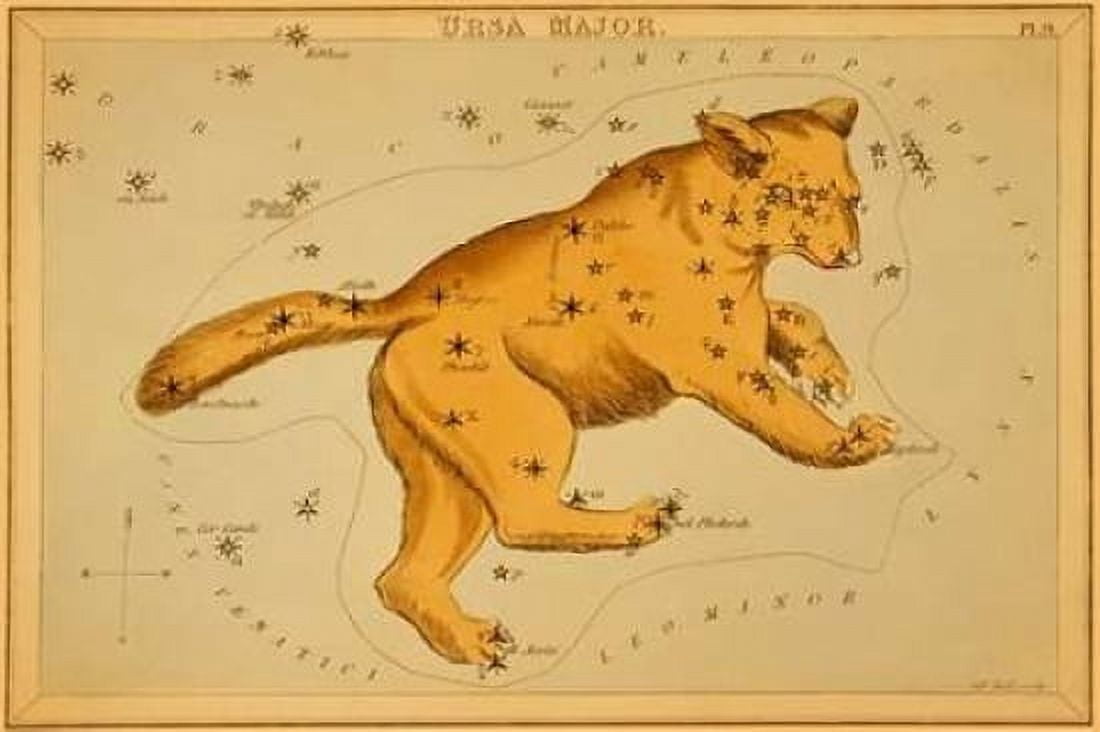 Ursa Major 1825 Canvas Art - Jehoshaphat Aspin (24 x 36)