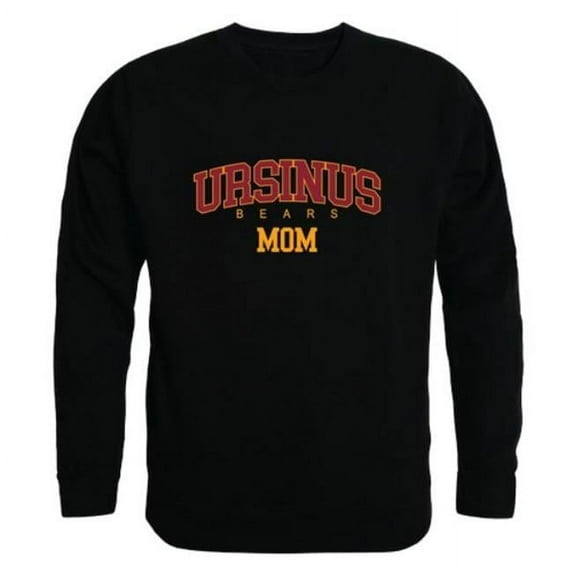 Ursinus College Bears Mom Crewneck Sweatshirt, Black - Large