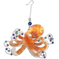 thumbnail image 1 of Ursula Eight Legs Octopus Beads Metal Christmas Ornament 4.75 Inch Fair Trade, 1 of 2