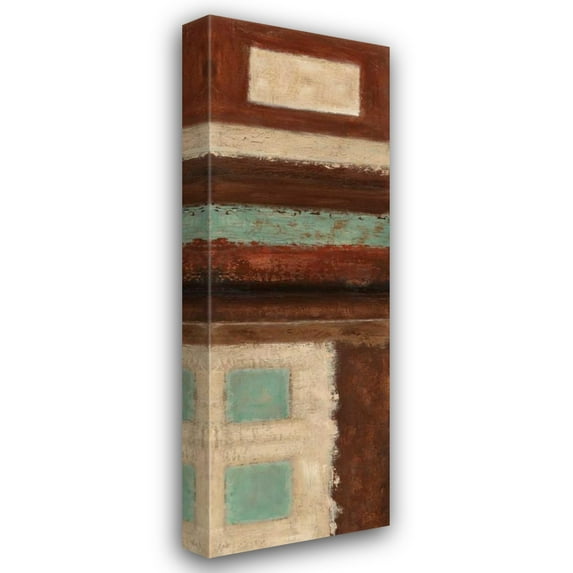 Ursula Salemink-Roos 17x44 Gallery Wrapped Canvas Wall Art Titled - Connections on Impulse I