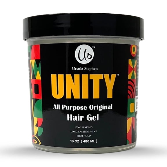 Ursula Stephen Unity All Purpose Original Hair Gel, Extreme Firm Hold, Non-Flaking Formula, Long-Lasting Shine, Frizz Control for All Hair Types, 16 oz
