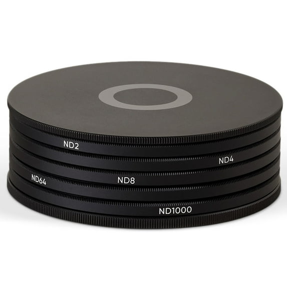Urth 55mm ND Coverage Kit Plus+ with ND2, ND4, ND8, ND64 & ND1000 Lens Filter
