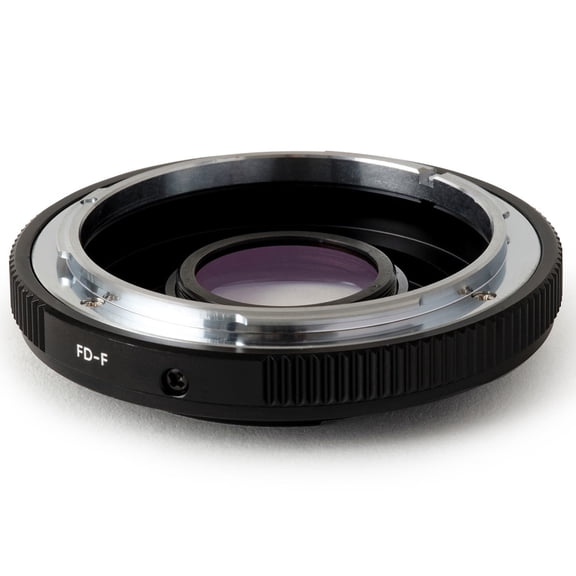 Urth Canon FD Lens Mount to Nikon F Camera Mount Adapter with Optical Glass