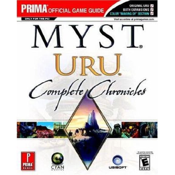 Pre-Owned Uru: Complete Chronicles: Prima Official Game Guide (Paperback) 0761544720 9780761544722