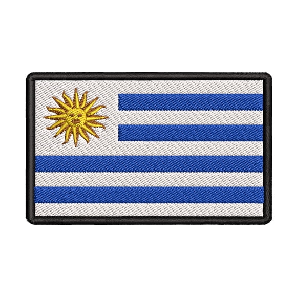 Uruguay Flag Embroidered Iron-on Patch