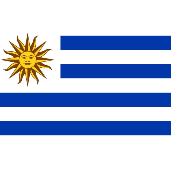 Uruguay National Flag Patriotic Vexillology World Flags Country Region Poster Extra Large XL Wall Art Print