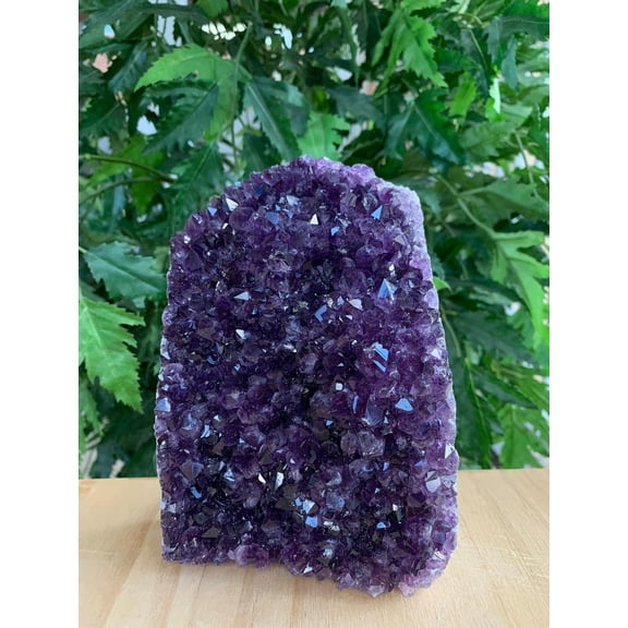 Uruguayan Deep Purple Amethyst Cluster, Amethyst Geode, Raw Amethyst, Amethyst Cathedral, Amethyst Druze (3-4 lb)