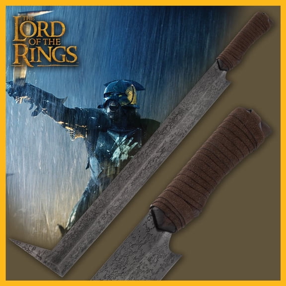 Uruk Hai Scimitar Sword - Officially Licensed Lord of the Rings Replica Sword